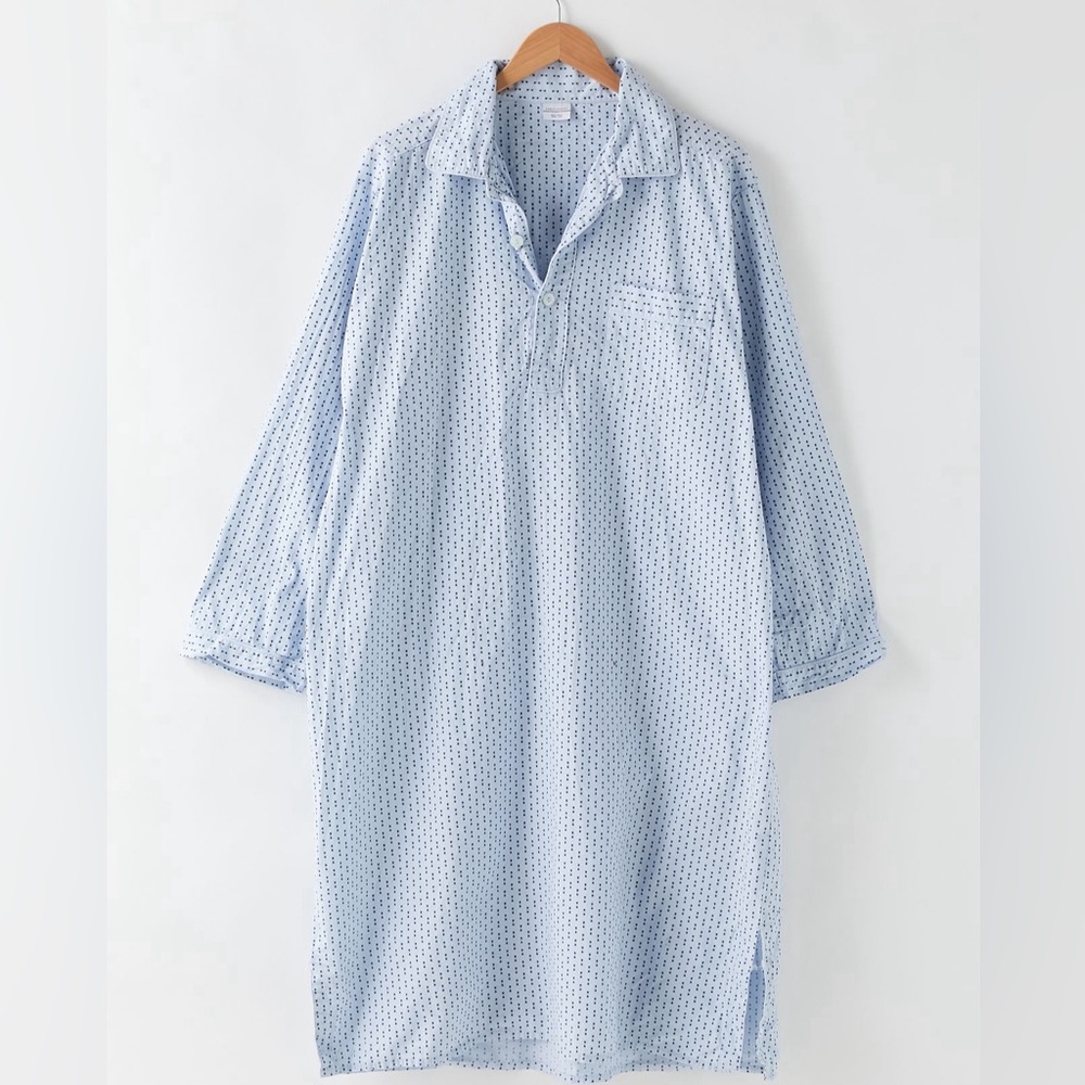 Vintage 1950s Star Pattern Nightshirt Dress
